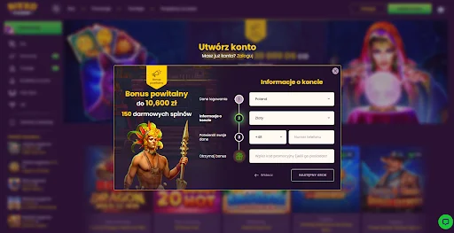 Bizzo Casino Bonus Bez Depozytu krok 2