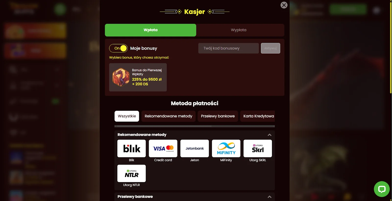 DragonSlots rejestracja krok 4