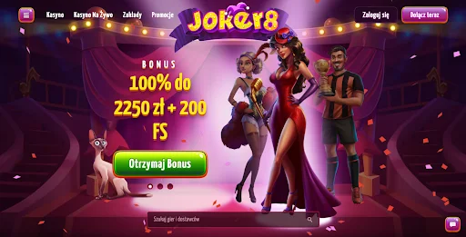 Joker8 Casino glowna strona