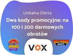 VOX Casino kod promocyjne
