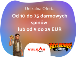 bonus bez depozytu vulkanbet