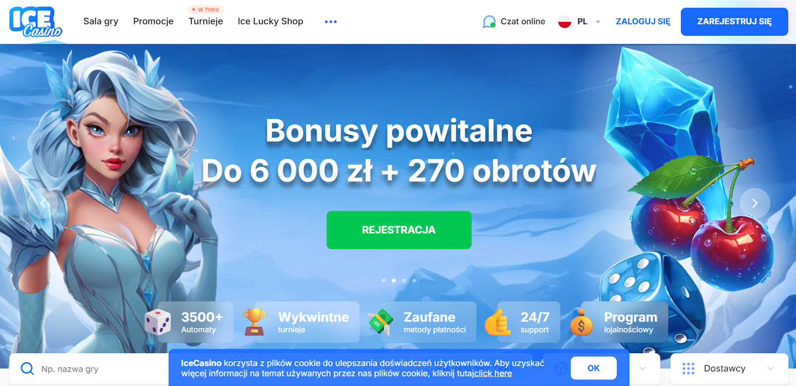 ice casino na pieniądze