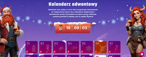 kalendar adwentowy w hit'n'spin