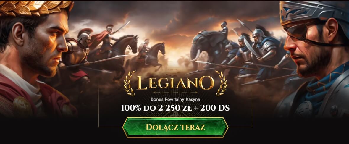 Bonus powitalny w Legiano Casino