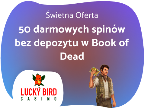 Bonus bez depozytu LuckyBird – 50 darmowych spinów!