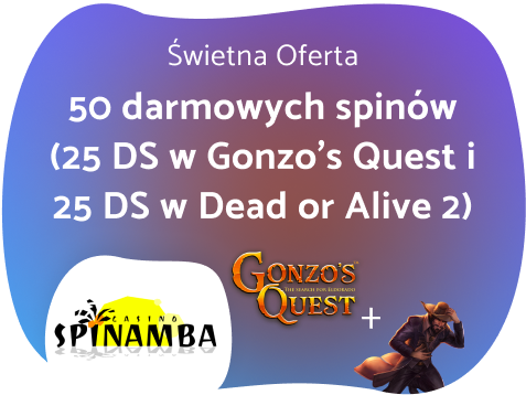 Spinamba Bonus bez depozytu – 50 darmowych spinów!