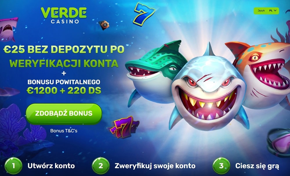 100 pln za darmo w verde casino