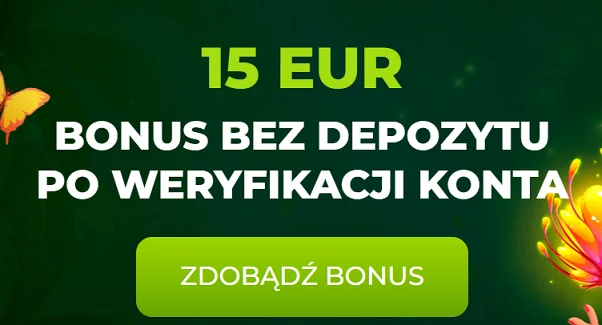 verde casino 15 euro bez depozytu na Polskie Sloty